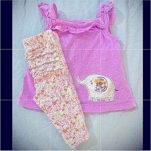 🔴6/$26🔴Carter’s Infant Baby Girl Two Piece Outfit (3mo)​